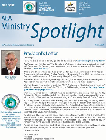 AEA Ministries Spotlight Fall 2025