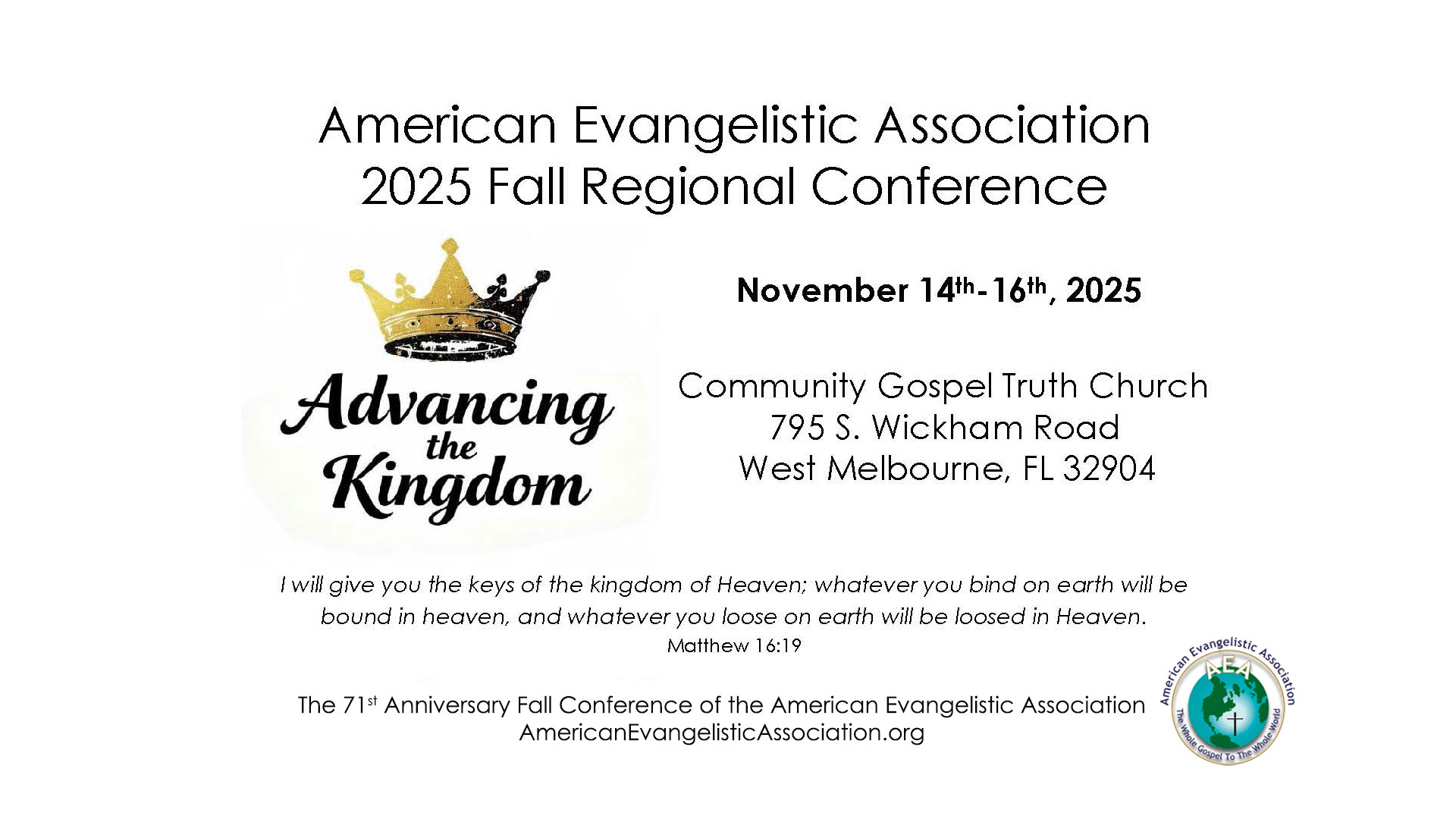 AEA Fall 2025 Conference