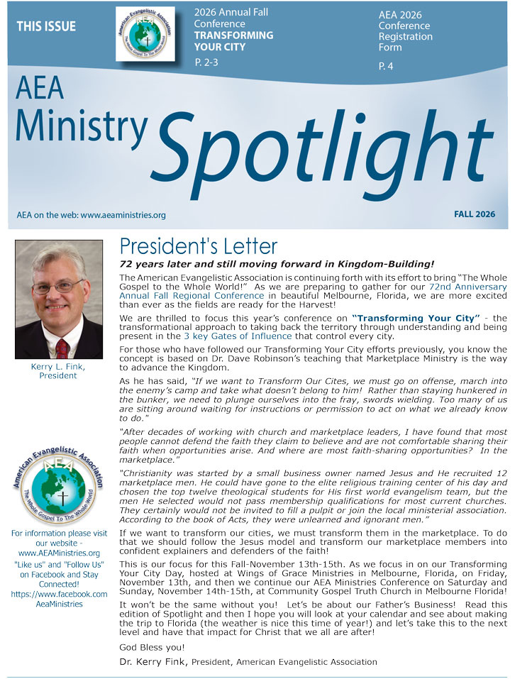 AEA Spotlight - Fall 2026
